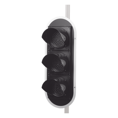 Semáforo LED / Tricolor Rojo-Verde-Amarillo / 200 mm / 110 VCA / 30° Ángulo de Visión / IP Sellado