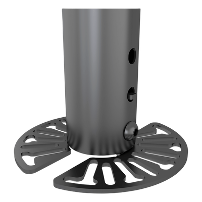 Soporte de Montaje Universal / Cámara Domo / 125 mm (4.92 in) de Diámetro / Altura Ajustable 45.2 mm (1.78 in) / Acero de Alta Resistencia