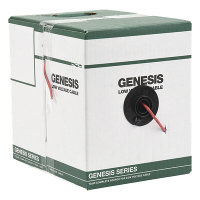 Cable de Alarma / 2x18 AWG / Blindado / FPLR Riser / 152 m (500 ft) / Rojo / -20°C a 75°C