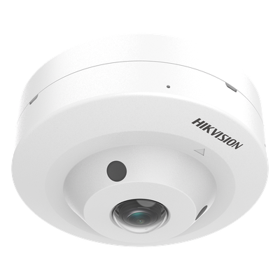 Cámara Fisheye TurboHD / 3K 5 Megapixel / 180° FOV / Lente 1.8 mm / Dual Light 10 m (32.8 ft) / Audio Coaxitron / IP67 / IK08