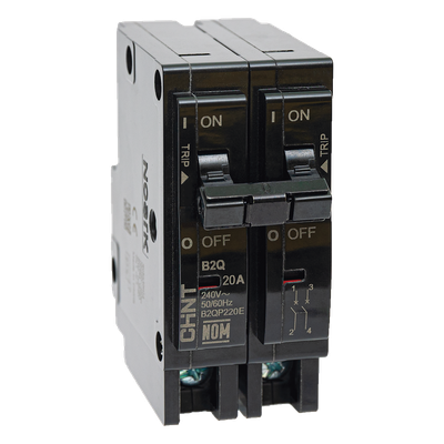 Interruptor Termomagnético Enchufable / 2 Polos / 50A / 240V / 10 kA / -30 a 70 °C