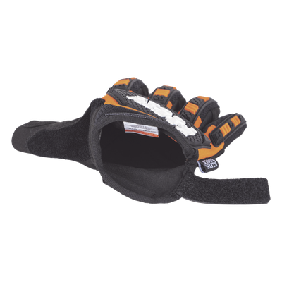 Guantes de Trabajo de Alta Resistencia / Talla Grande / Tejido Táctil en Dedos / Palma de Gamuza / Acolchado D3O / Spandex en Dorso / Lavables a Máquina