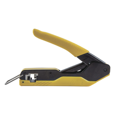 Ponchadora para Conectores Pass-Thru RJ45 / CAT5e/CAT6/6A / 8 Posiciones 4 Pares / Diseño Compacto 277 g