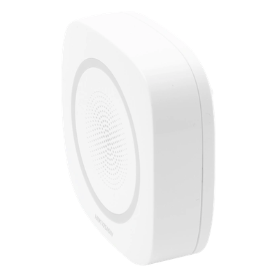 Sirena Inalámbrica Interior / 110 dB / Estrobo Azul / 433 MHz / AES-128 / 3 Tipos de Alarma