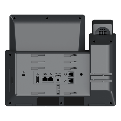 Teléfono IP / 12 Líneas SIP / 6 Cuentas / Pantalla Táctil 7" / Wi-Fi Dual Band / PoE Gigabit / Bluetooth / Audio HD Opus