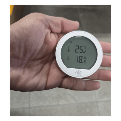 Sensor de temperatura y humedad / Pantalla LCD / ZigBee 2.4 GHz / -20°C a 60°C / 0-100% HR / CR2430