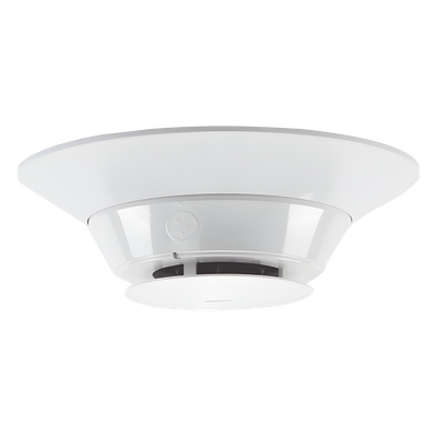 Detector de Calor Direccionable / Térmico Inteligente / 87 °C (188.6 °F) / Ángulo 360° / Base Incluida
