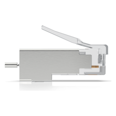 Conectores RJ45 Blindados / Protección ESD / 100 Unidades / Compatibles UISP Cable Pro y Carrier / Sin Soldadura