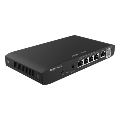 Router Balanceador SD-WAN / 4 Puertos PoE+ / 600 Mbps / 100 Usuarios Concurrentes / 2 Líneas ISP / 54 Watts