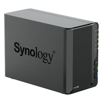 NAS de 2 Bahías / Rendimiento 282/217 MB/s / Conectividad 2.5GbE y 1GbE / CPU Intel Celeron J4125 / RAM Expandible a 6 GB / Hasta 40 TB / USB 3.2 Gen 1