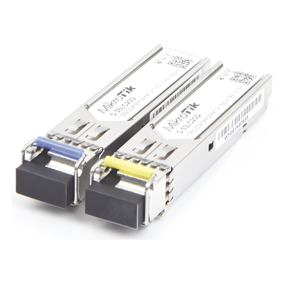 Transceptores SFP / 1.25G / LC UPC / WDM 1310/1550nm / Monomodo 20km / -40°C a +70°C / DDM