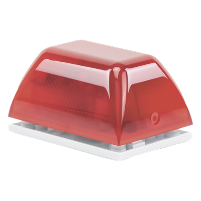 Minicontrolador Audiovisual / Alertas Visuales y Audibles / 32 Sonidos / 8 Patrones LED / Color Rojo