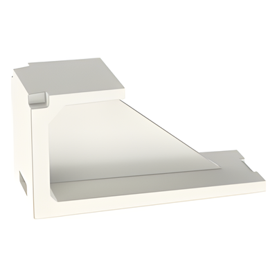 Módulo de Tapa Ciega / Mini-Com / Blanco Mate / 1 Espacio / Compatible RoHS