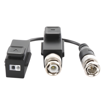 Transceptor de Video Pasivo / Hasta 8 MP (4K) / Distancia 400 m (1312.3 ft) / Inmunidad 60 dB / Audio por Coaxitron / Push Button
