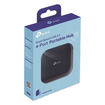 Hub USB Portátil / 4 Puertos USB 3.0 / Plug and Play / 71 x 71 x 16.6 mm (2.8 x 2.8 x 0.65 in) / Compatible Windows, macOS, Linux