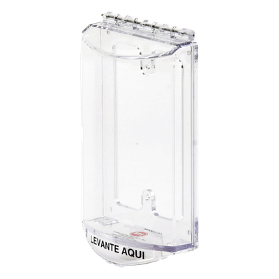 Protector de Policarbonato / Resorte Torsión Acero Inoxidable / 90 x 151 x 33 mm / -40 a 121°C / Anti-Vandalismo