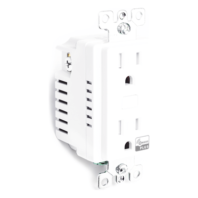 Tomacorriente Inteligente Z-Wave / 120 VCA 60 Hz / Carga 1800W Resistiva / Alcance 20.5 m (67.3 ft) / Empotrable Interior