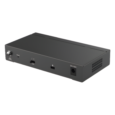 Switch Administrable Cloud / 6 Puertos Gigabit / 4 PoE+ 54W / 1 SFP / 12 Gb/s / Sin Ventilador