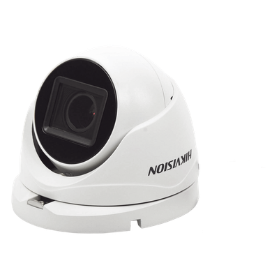 Eyeball TURBOHD 4K / 8.29 MP / Lente Mot. 2.7-13.5 mm / IR EXIR 60 m / IP67 / dWDR / TVI-AHD-CVI-CVBS / 9-15 VDC / -40°C a 60°C / 4.4 x 4.1 x 4.3 in / 1.28 lb