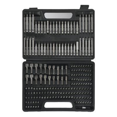 Juego de Puntas para Taladro / 208 Piezas / Entrada Hexagonal 1/4" / Acero Cr-V / Soporte Magnético con Liberación Rápida / Extensor Incluido / Estuche Organizador