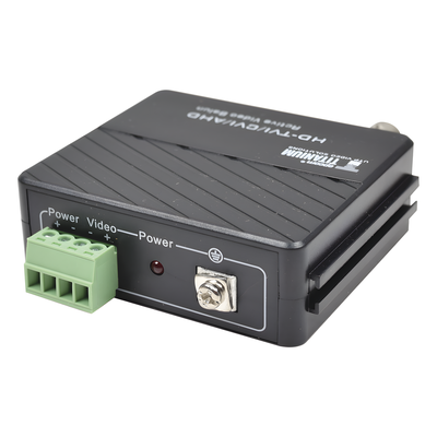 Receptor de Video Activo / Transmisión 400 m (1312.3 ft) / HD-TVI/CVI/AHD/CVBS / 2 Megapixel / Inmunidad al Ruido 60 dB / Protección contra Sobretensión Grado III