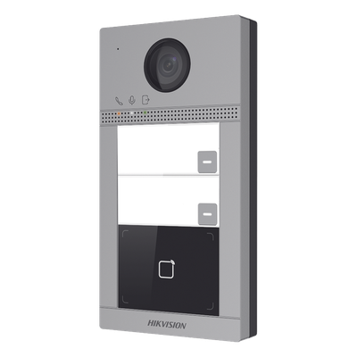 Videoportero IP / 2 Megapixel / PoE / IP65 + IK08 / 2 Departamentos / 2 Puertas / 6 Monitores / 129° / IR 3m (9.84 ft)