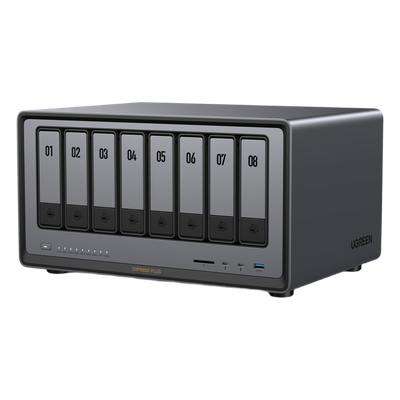 NAS Profesional / 8 Bahías SATA + 2 M.2 NVMe / Intel Core i5-1235U 10 Núcleos / 2 Puertos 10GbE / Thunderbolt 4 40 Gbps / HDMI 8K / DDR5 64 GB / PCIe 4.0 x4
