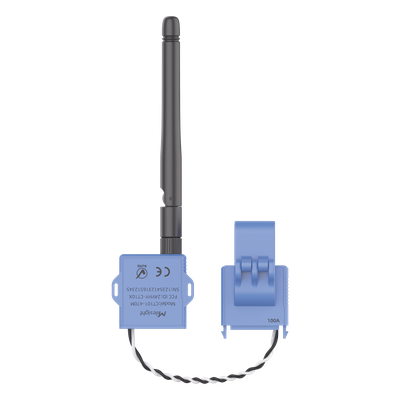 Medidor de Corriente LoRaWAN / 100A / Autoalimentado / Muestreo 3.3 kHz / Sensor de Temperatura / Diseño Desmontable