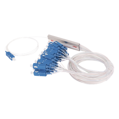 Splitter PLC / 1x32 / Conectores SC/UPC / Rango 1260~1650 nm / Pérdida de Inserción 17.2 dB / Norma G.657A