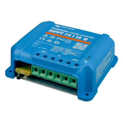 Controlador de Carga Solar MPPT / 15 A / 12/24 Vcc / Eficiencia 98% / Bluetooth Integrado / IP43