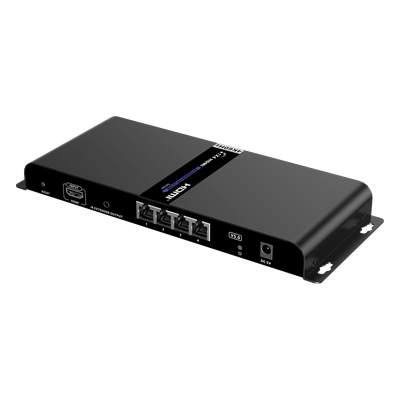 Extensor y Divisor HDMI / 1 Entrada a 4 Salidas / 4Kx2K @ 60 Hz / Alcance 120 m (393.7 ft) / Cat 6/6a / IR Integrado / Operación 24/7