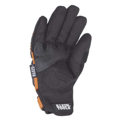 Guantes de Trabajo de Alta Resistencia / Talla Grande / Tejido Táctil en Dedos / Palma de Gamuza / Acolchado D3O / Spandex en Dorso / Lavables a Máquina