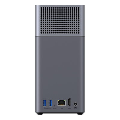 NAS de 2 Bahías / Procesador RK3576 / 4 GB DDR5 / HDMI 4K / USB-C 3.2 Gen 1 / Gigabit Ethernet / RAID 0/1-JBOD
