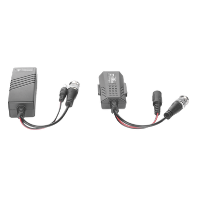 Kit de Transceptores Activos TURBO HD / Conversión 36/24 Vcc a 12 Vcc Regulados / Transmisión 200 m (656.2 ft) / Compatible HD-TVI, HD-CVI, AHD, CVBS / UTP Cat5e/6