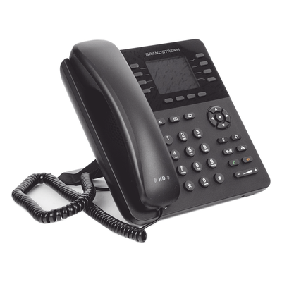 Teléfono IP Empresarial / 8 Líneas SIP / 4 Cuentas Simultáneas / Gigabit Dual / Bluetooth / PoE / Pantalla LCD 2.8 pulgadas