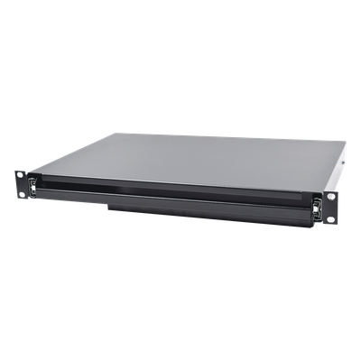 Charola Abatible para Teclado y Ratón / Rack 19" / 1U / Superficie Antideslizante / Instalación Rápida