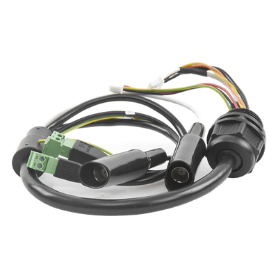 Arnés de Conexión para Domo PTZ / Conectores RS-485 / Alimentación 12 Vcc / Cable 50 cm (19.7 in) / Forro Protector