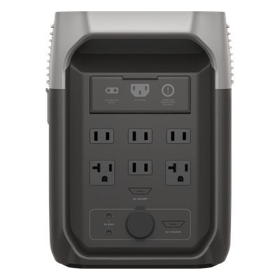 Estación de Energía Portátil / 1536 Wh / 4 Salidas CA 1800 W / 2 USB-C 100 W / Carga Solar 500 W / LiFePO4 / Wi-Fi y Bluetooth