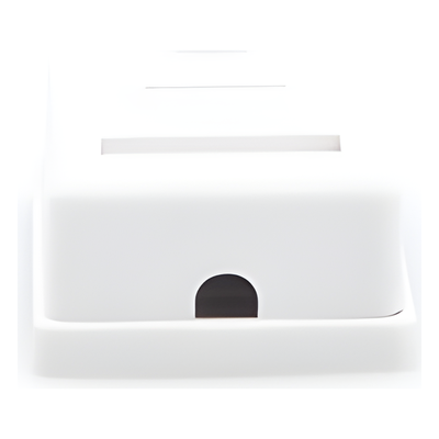 Caja de Pared / 1 Puerto Keystone / Cat5e / T568A-B / UL 94V-0