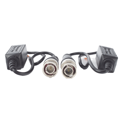Kit de Transceptores Pasivos / TurboHD 4K / HD-TVI HD-CVI AHD CVBS COAXITRON / Audio por Coaxitron / Blindado RF / 200 m (656 ft)
