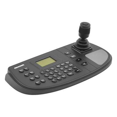 Controlador IP para DVR/NVR/PTZ / RS-485 Half Duplex 1200 m (3937 ft) / 4 Ejes / 128 x 64 Píxeles / 16 Usuarios / 1200-19200 Baudios