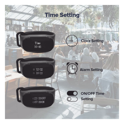 Reloj Buscador IP / IPX7 / Pantalla OLED / 80-100 m (262.5-328.1 ft) Alcance / 48 Horas Standby / 10 Mensajes / 7 Idiomas / 180 mAh