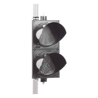 Semáforo Peatonal / Indicador Alto/Siga Estático / Diámetro 20 cm / LED de Alta Intensidad / 110 VCA / IP Hermético
