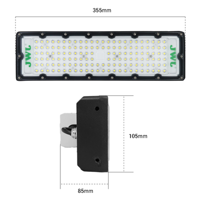 Reflector LED / 100 W / 14,000 lm / IP66 / 6500 K / 140° / 85-265 Vca~ / 350 x 100 mm