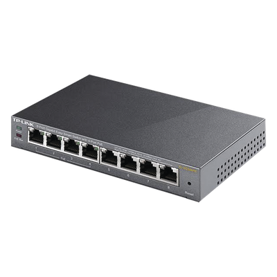 Switch PoE Easy Smart / 8 puertos Gigabit / 4 puertos PoE 802.3af / 55 W total / 11.9 Mpps