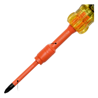 Destornillador Aislado Multiuso / 6 en 1 / Aislamiento 1000V CAT III / Auto-Lock / Cushion-Grip / Almacenamiento Integrado