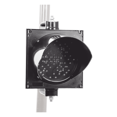Semáforo LED / Diámetro 20 cm / 81 LEDs / IP65 / 110 VCA / 6 W / Intensidad 500 cd Rojo / 400-600 cd Verde