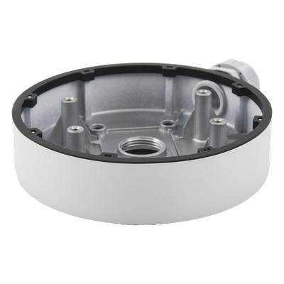 Caja de Conexiones para Cámara Domo / Aluminio / Ø155 mm × 36 mm (Ø6.1' × 1.42') / Carga 2 kg (4.4 lb) / Interior y Exterior