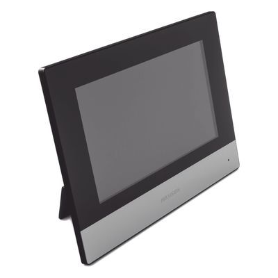 Monitor IP WiFi Touch Screen / Pantalla 7" / Resolución 1024 x 600 / Wi-Fi 2.4 GHz / Ethernet 10/100 Mbps / PoE Estándar / Audio Bidireccional / Integración 16 Cámaras IP 2 MP