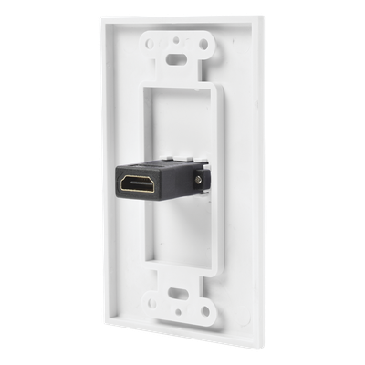 Placa de Pared / 1 Puerto HDMI Hembra-Hembra / Montaje Vertical / 70 x 115 mm / 2.75' x 4.52'